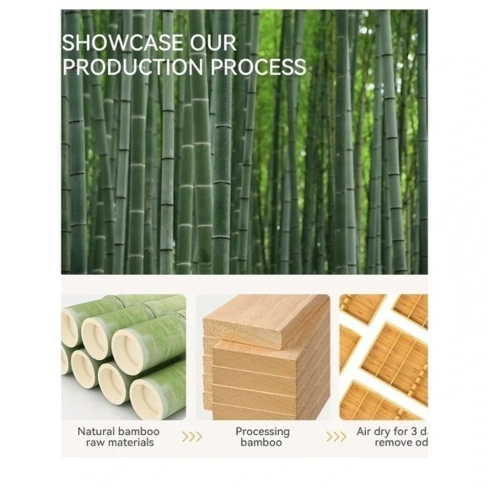 Yofidra pure  bamboo silverware drawer‎